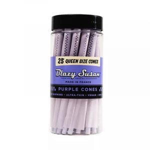 Blazy Susan Queen Size Pre-Rolled Cones 120mm, 25 Count, Ultra-Thin