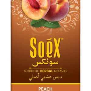 Soex Peach Herbal Hookah Flavor - Tobacco Free