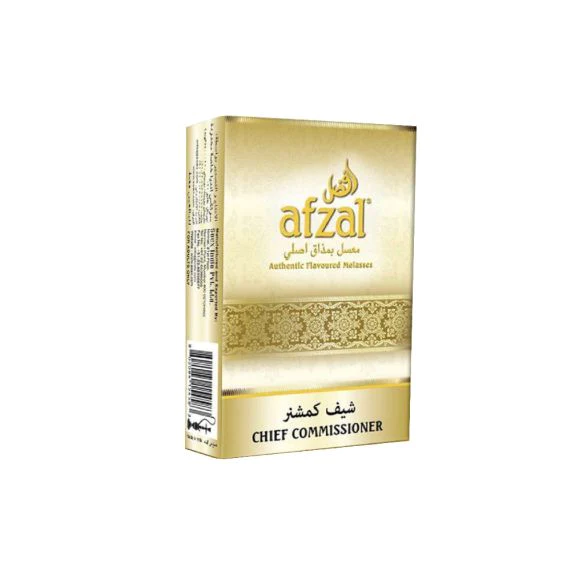 Alt tag for product image: Afzal Chief Commissioner Tobacco Shisha Flavor 250g